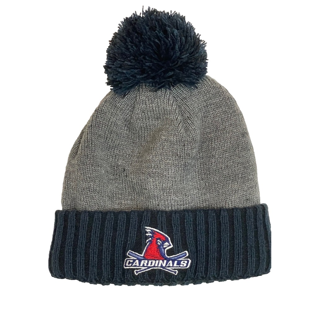 St. Louis Cardinals Baseball Beanie New Era Gray Blue Knit Hat Wool Blend Lining